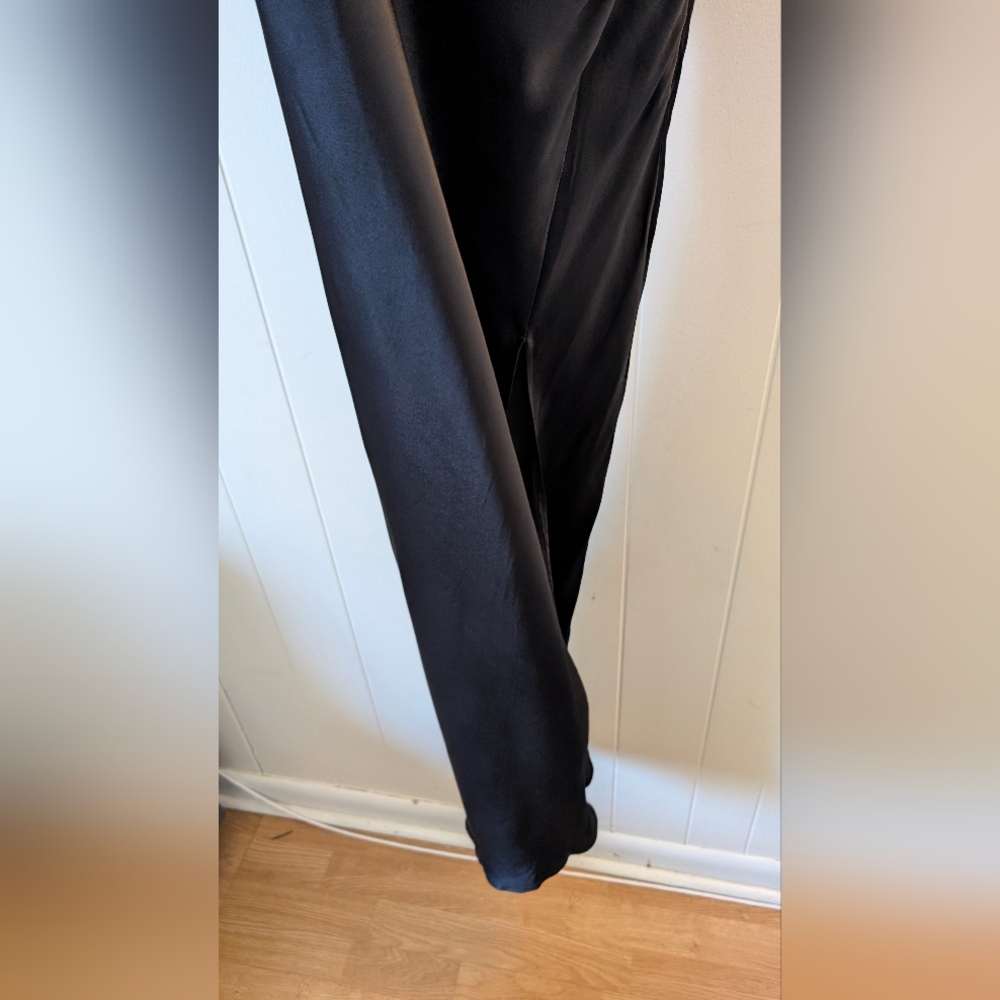 Hello MollyThe Evelina Satin Maxi Dress Black Small - Picture 4 of 8